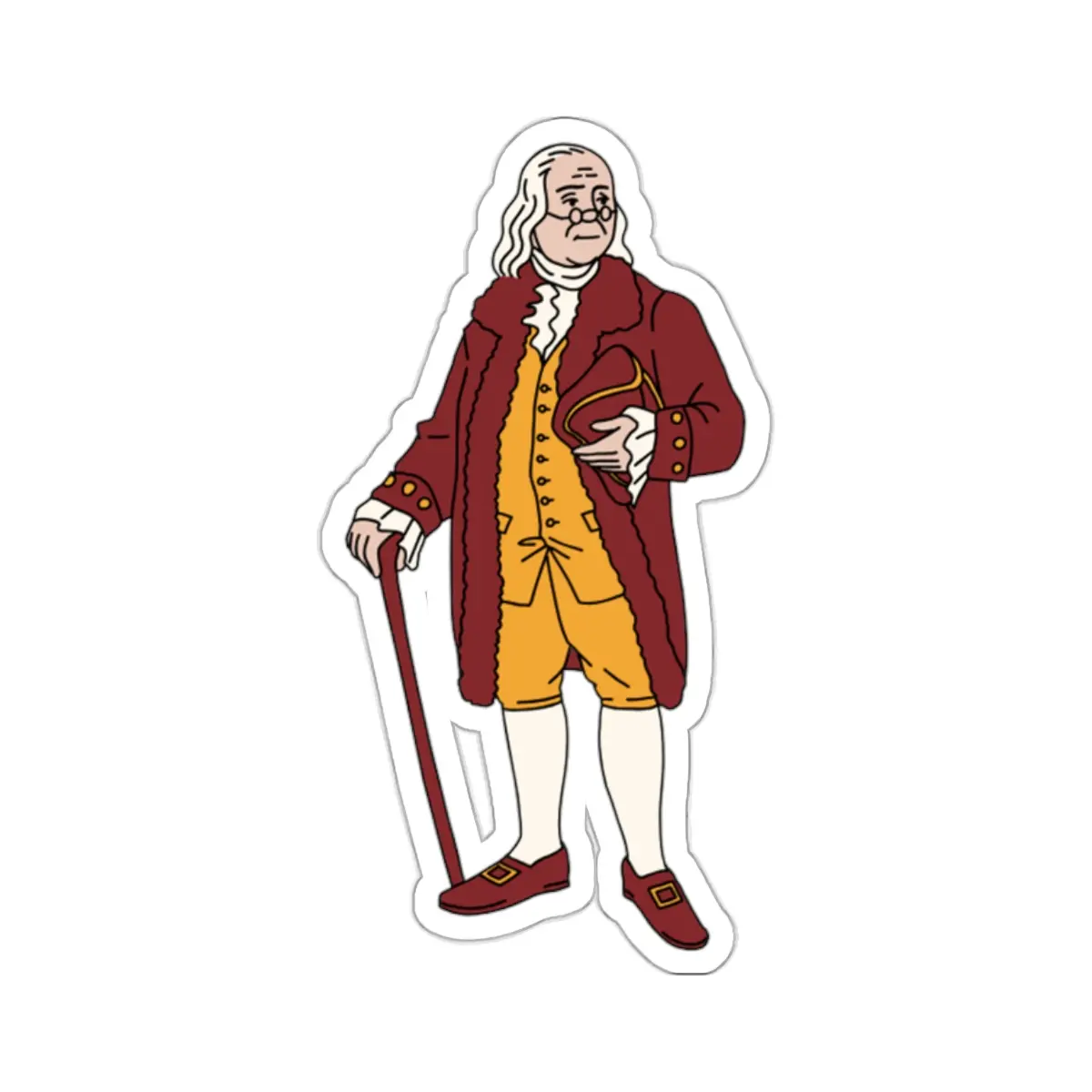 American Founding Father Benjamin Franklin Premium quality vinyl stickers #Decals4ThePeople 📦 **Fast Shipping Nationwide! Decor Decorative