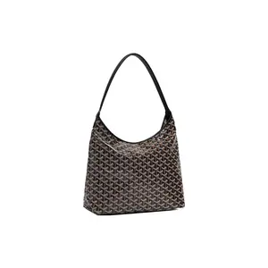 Goyard Bohème Hobo Bag with Y Monogram, Leather Handle, and Canvas-Calfskin Construction for Women