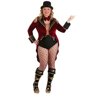 Plus Size Dark Ringmaster Costume for Women