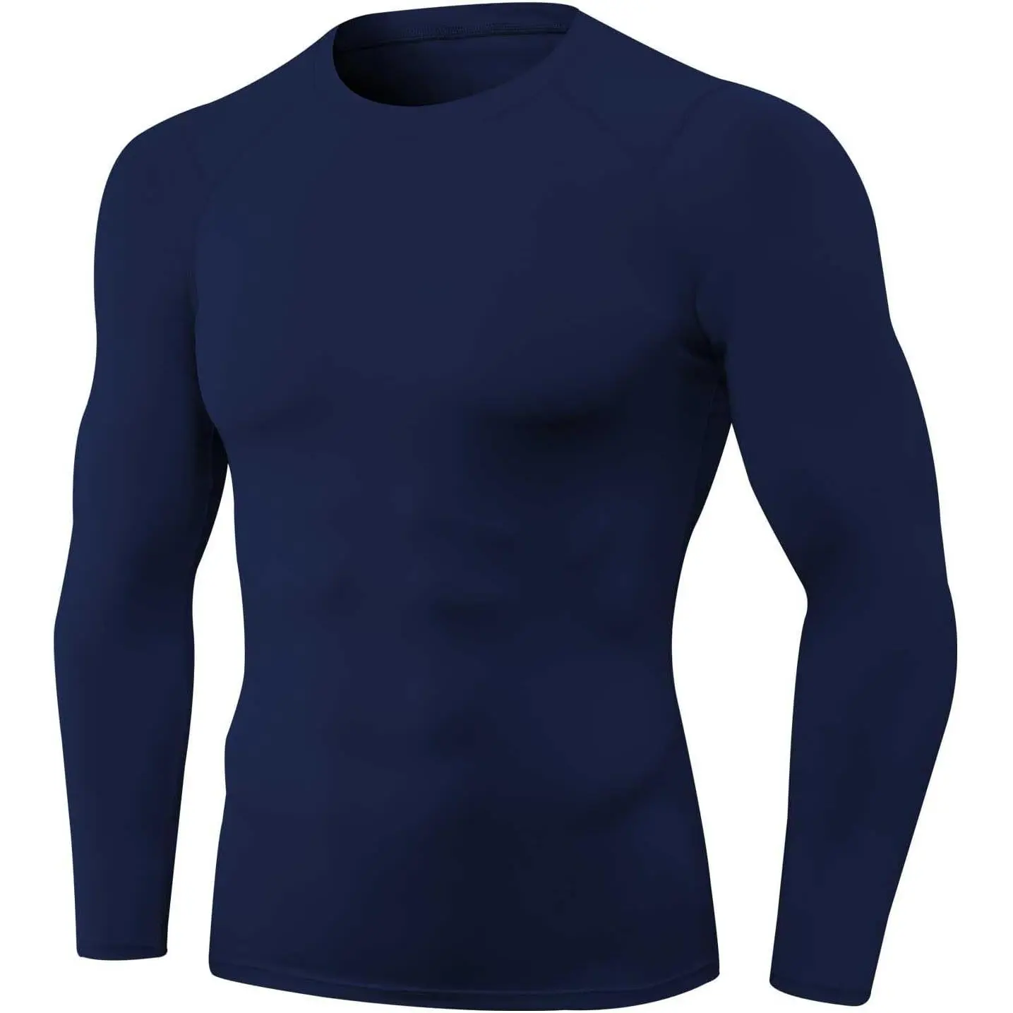 Men's Long Sleeve Workout Tops, 1 or 3 Pack Spandex Compression Shirts, Quick-Dry Base Layer for Athletic Performance, Male, Everyday Active