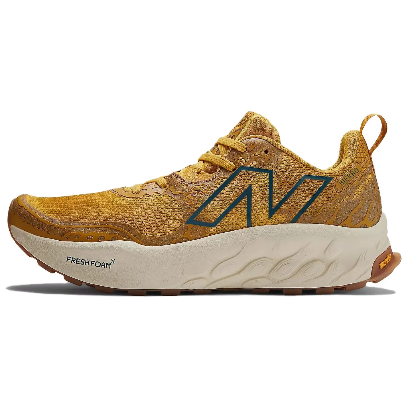 New Balance Fresh Foam X Hierro v8 Butterscotch Deep Sea' Stylish Comfortable Low Top Running Shoes Men's Yellow MTHIERF8