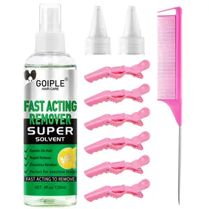 Fast Acting Remover Spray Kit Hair Extension Remover Gentle on Skin & Hair Gentle Formula for Tape-in Extensions