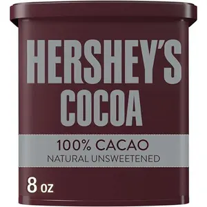 HERSHEY'S Natural Unsweetened Cocoa Powder Can, 8 oz