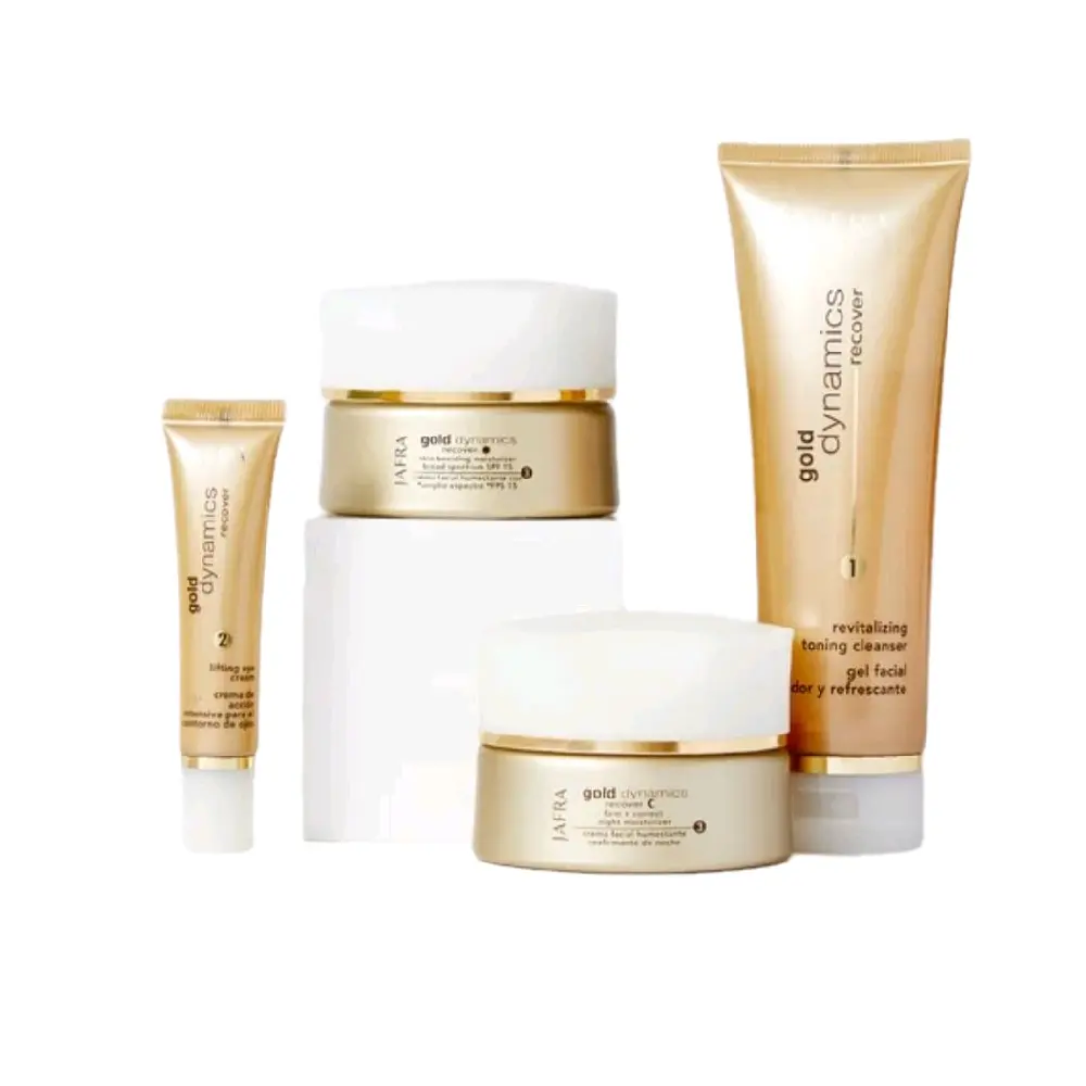 Jafra Gold Dynamic 4- piece Skin Care Set