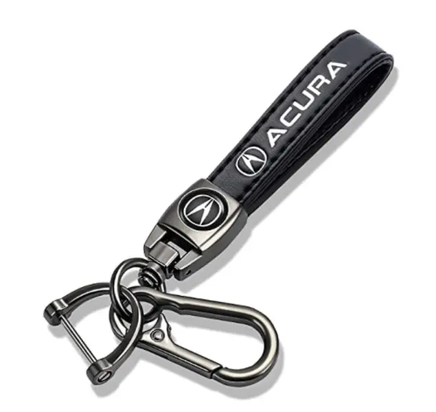 Genuine Leather Acura Keychain small gift