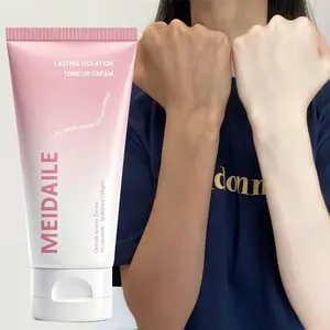 MEIDAILE Tone-up Cream,Tone Up Body Cream Makeup,No-makeup Cream,Quick Skin Tone Balancer – Evens Out Complexion - No Makeup Natural Look - Long-Lasting Hydrating, Moisturizing & Sebum Control Face and Body – Vegan, No Animal Tested – 1.76oz