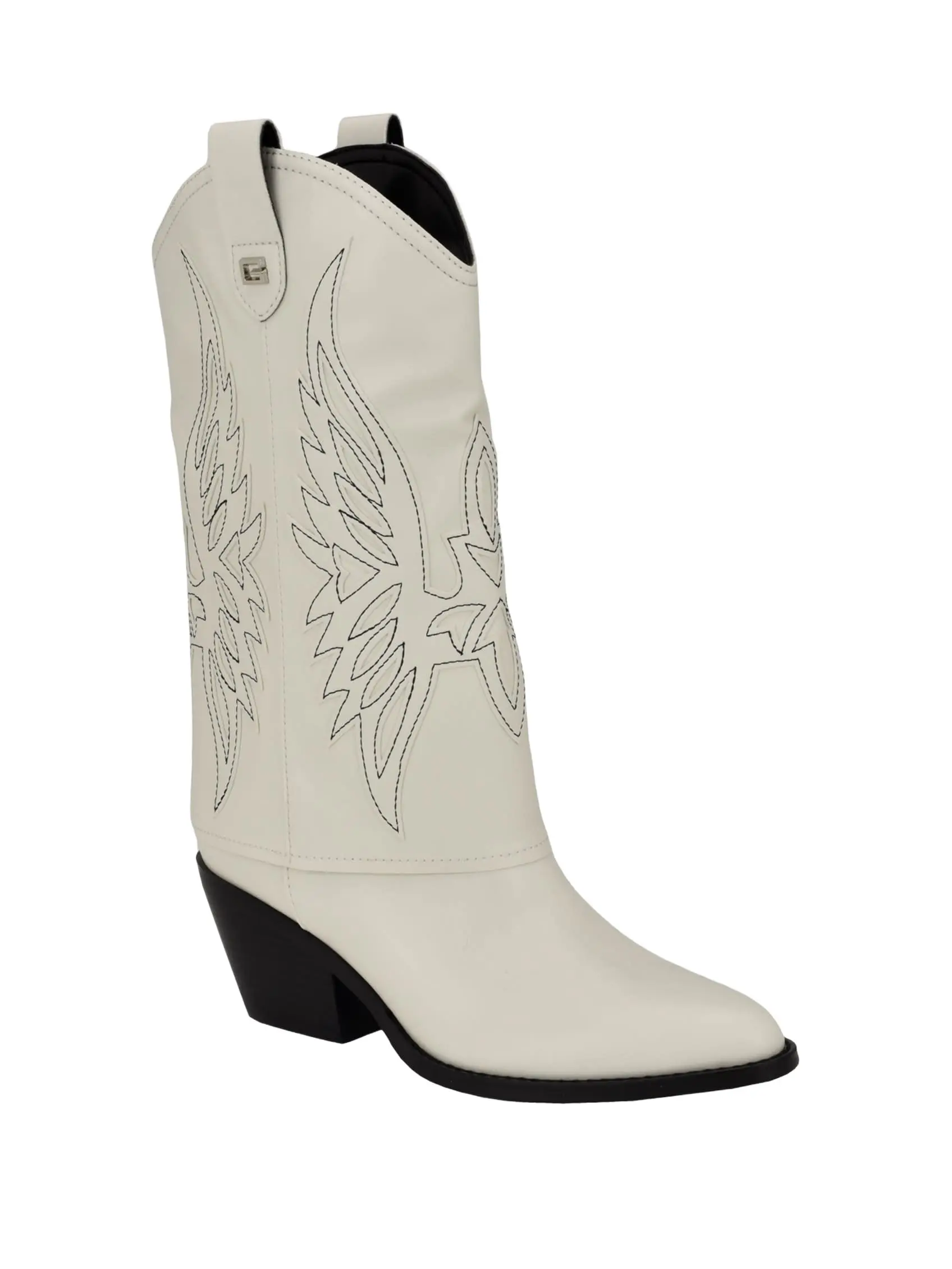 GUESS Female Raegan Fold-Over Cowboy Boots