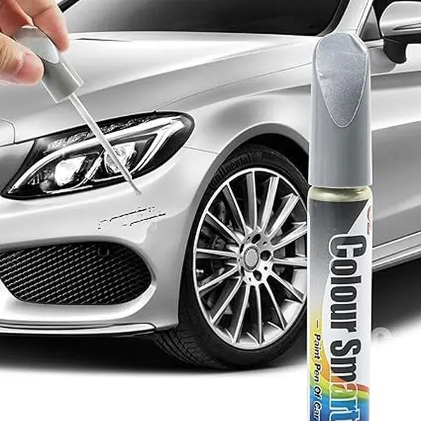 Colour Smart Car Scratch Repair Paint Pen - Multi-color Touch-up Solution for Auto Parts - Easy Application & Versatile Colors - Ideal for Various Shades to Match Your Car's Original Color - Silver White Black Grey Blue Red