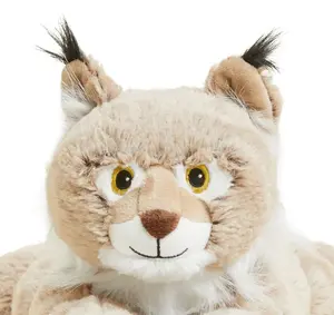 Warmies Bob Cat - Fully Microwavable Plush Toy with All-Natural Flaxseed & French Lavender for Relaxation & Pain Relief