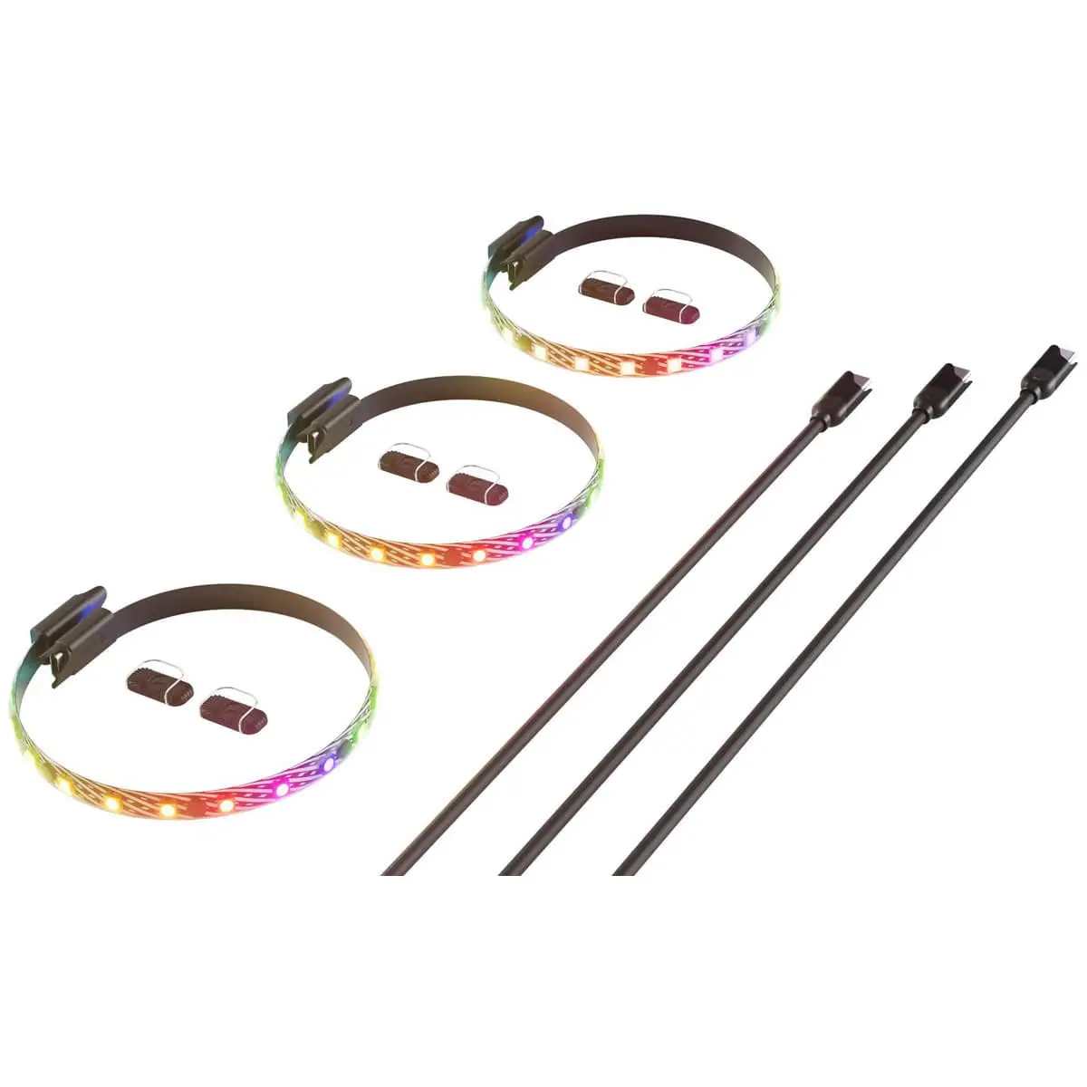 HYTE LS10 13" ARGB LED Light Strip, 3-Pack