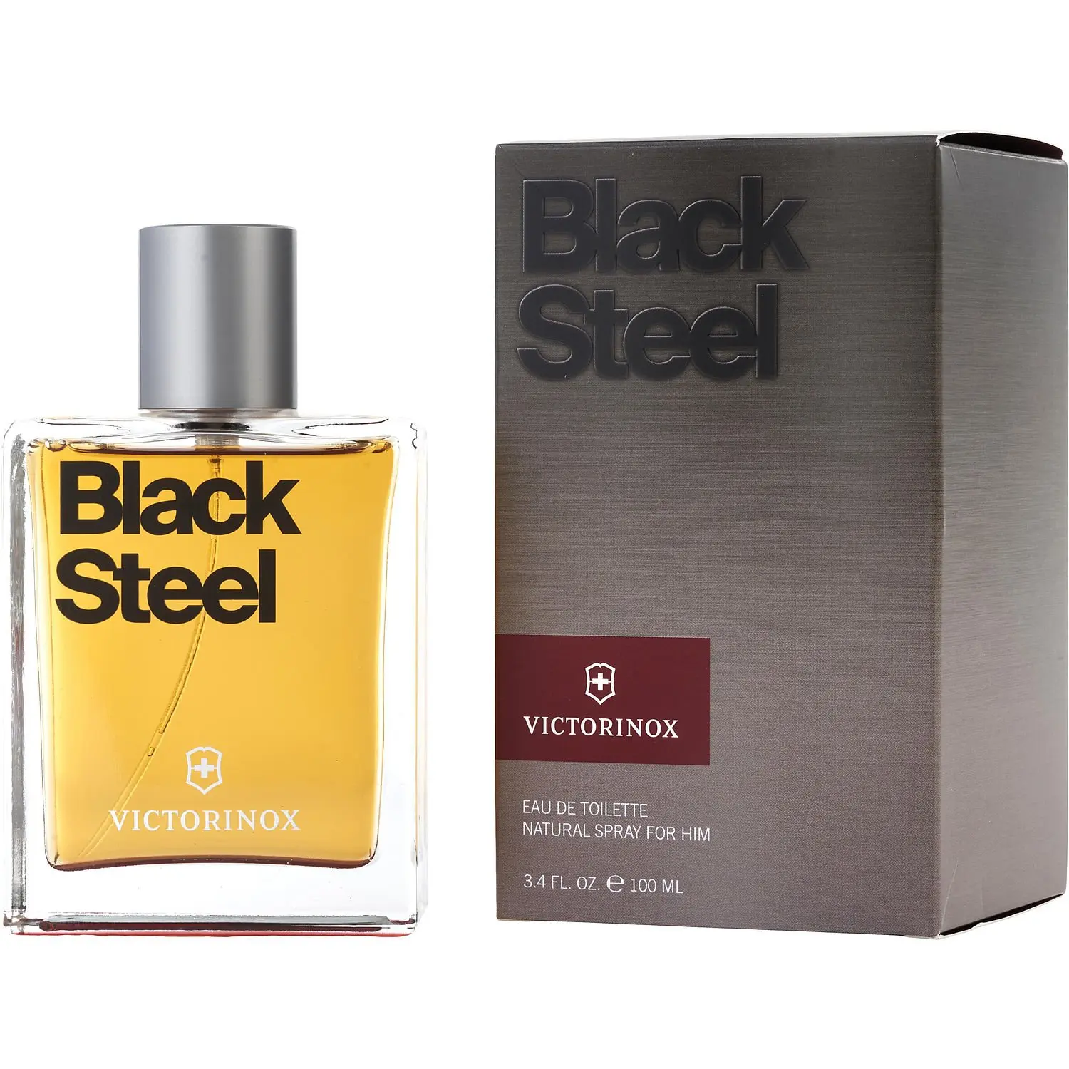 Swiss Army Black Steel By Victorinox Edt For Men