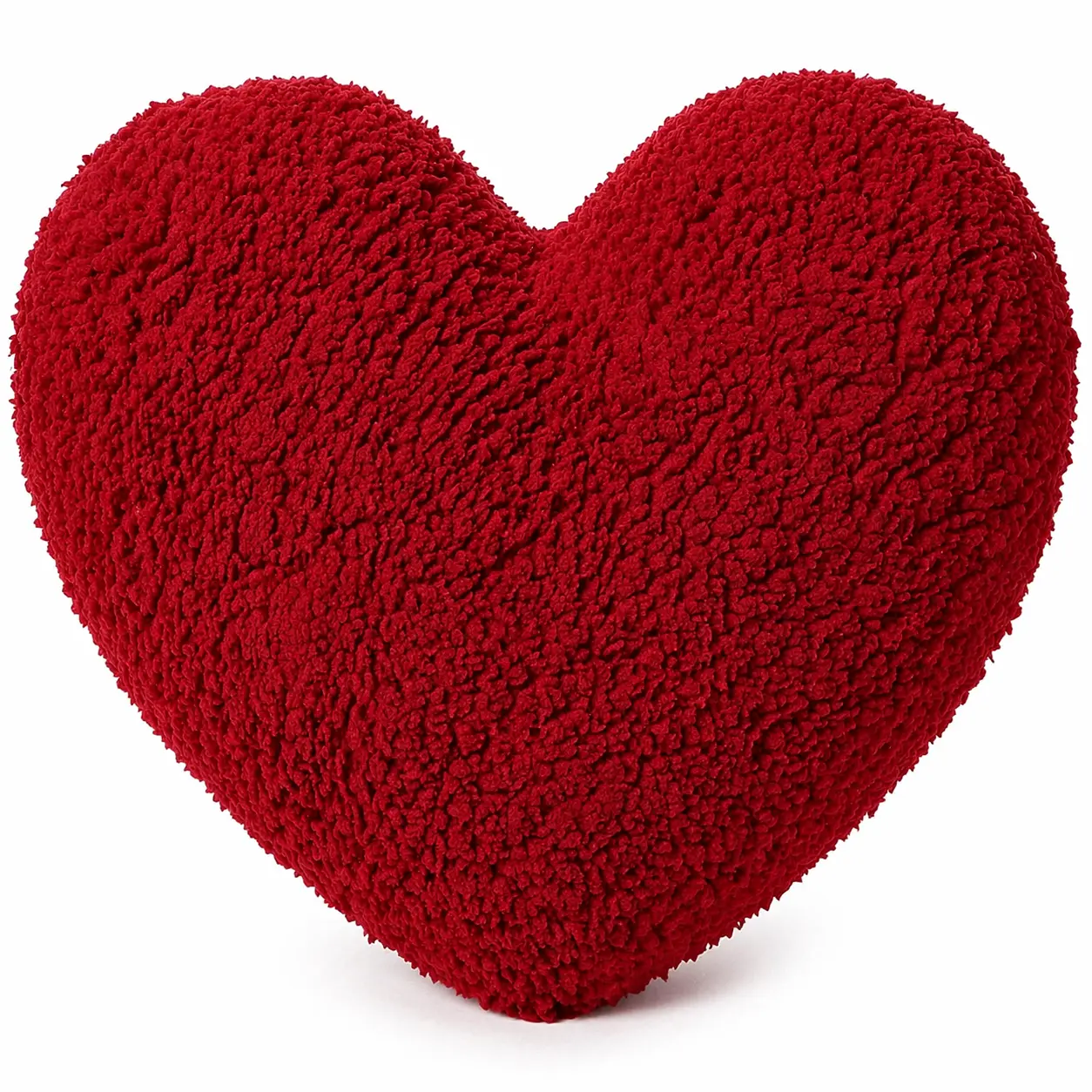 Evolive  Heart Pillow, Love Pillow Gifts, 15X17 Inch Large Heart Shaped Pillows, Sherpa Material Room Decor Throw Pillows, Living, Bedroom, Indoor Outdoor