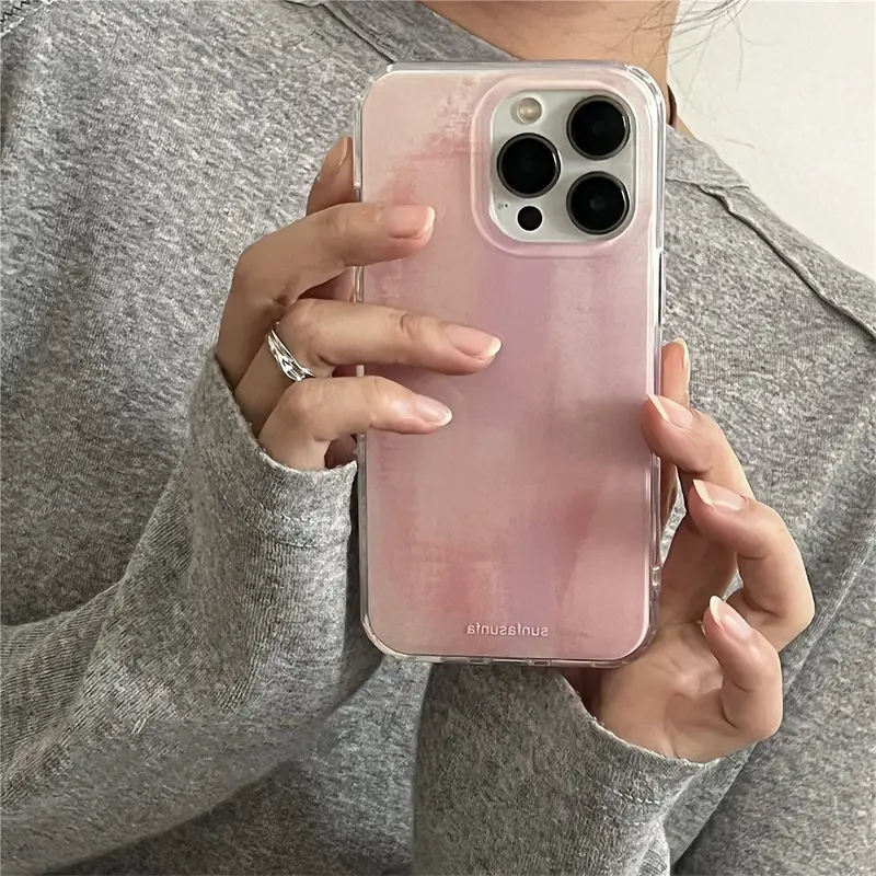 IPhone13/14/16 Pro Max PC phone case Phone Protective Cover | Sweet pink blending | Best friend gift | Suitable for iPhone 11 12 13 14 15 16 17 Pro Max