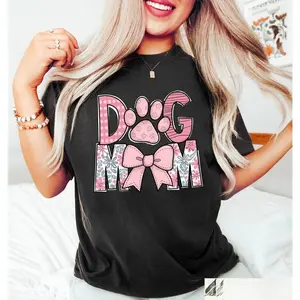 Retro Comfort Dog Mama Shirt, Dog Mom T-shirt, Mother's Day Sweatshirt, Trendy Dog Mom Gift, Dog Parent Tee, Fur Mama Mother's Day Outfit