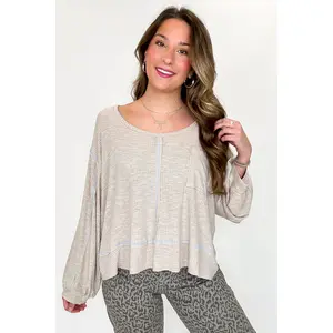 Soft Current V-Neck Flowy Top