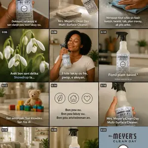 MRS. MEYER'S CLEAN DAY Multi-Surface Everyday Cleaner, Snowdrop Scent, 16 Fl