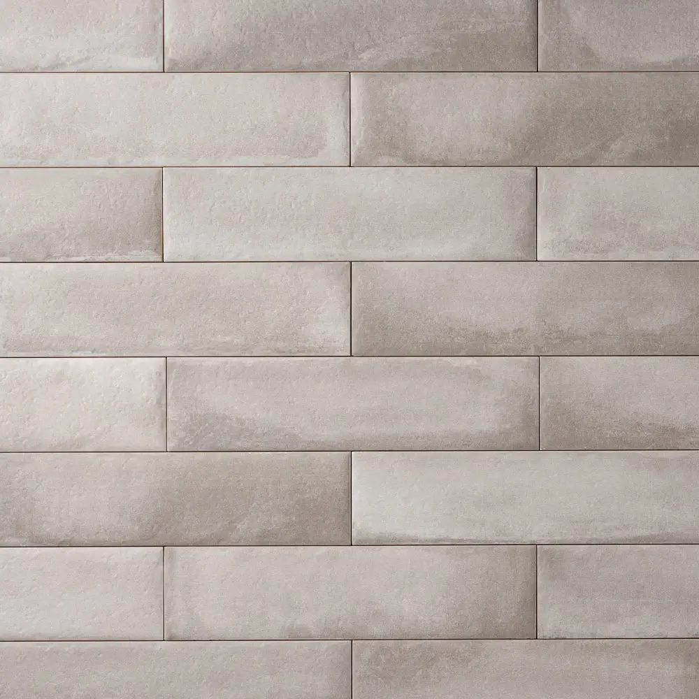 Urban Brick Taupe 3x12 Ceramic Tile Sample