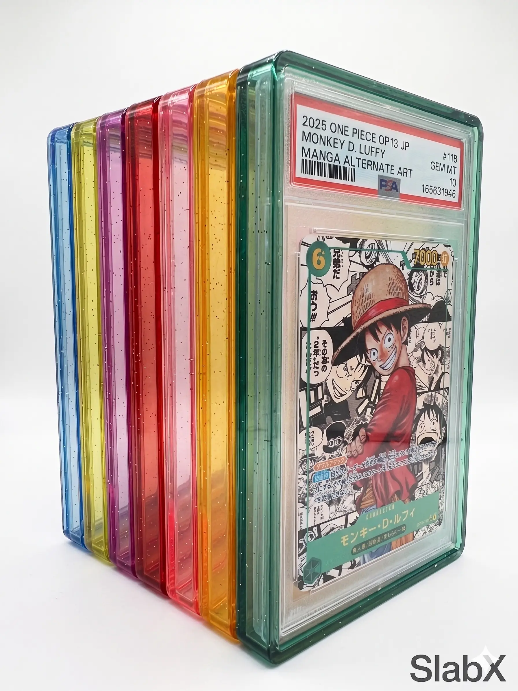 SlabX Guard - Pure Series - for Standard PSA Graded Cards Premium TPU w/Clear Panel