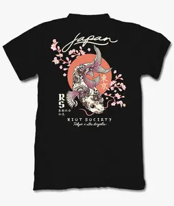 Japan Koi Tattoo Blossom Mens T-Shirt