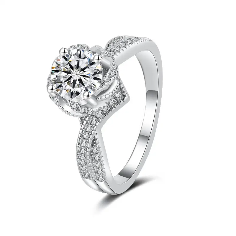 1 carat (D colored Mozambique diamond)