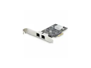 StarTech.com 2-Port 2.5G NBASE-T PCIe Network Card, Intel® I225-V, Dual-Port Ethernet, Multi-Gigabit NIC