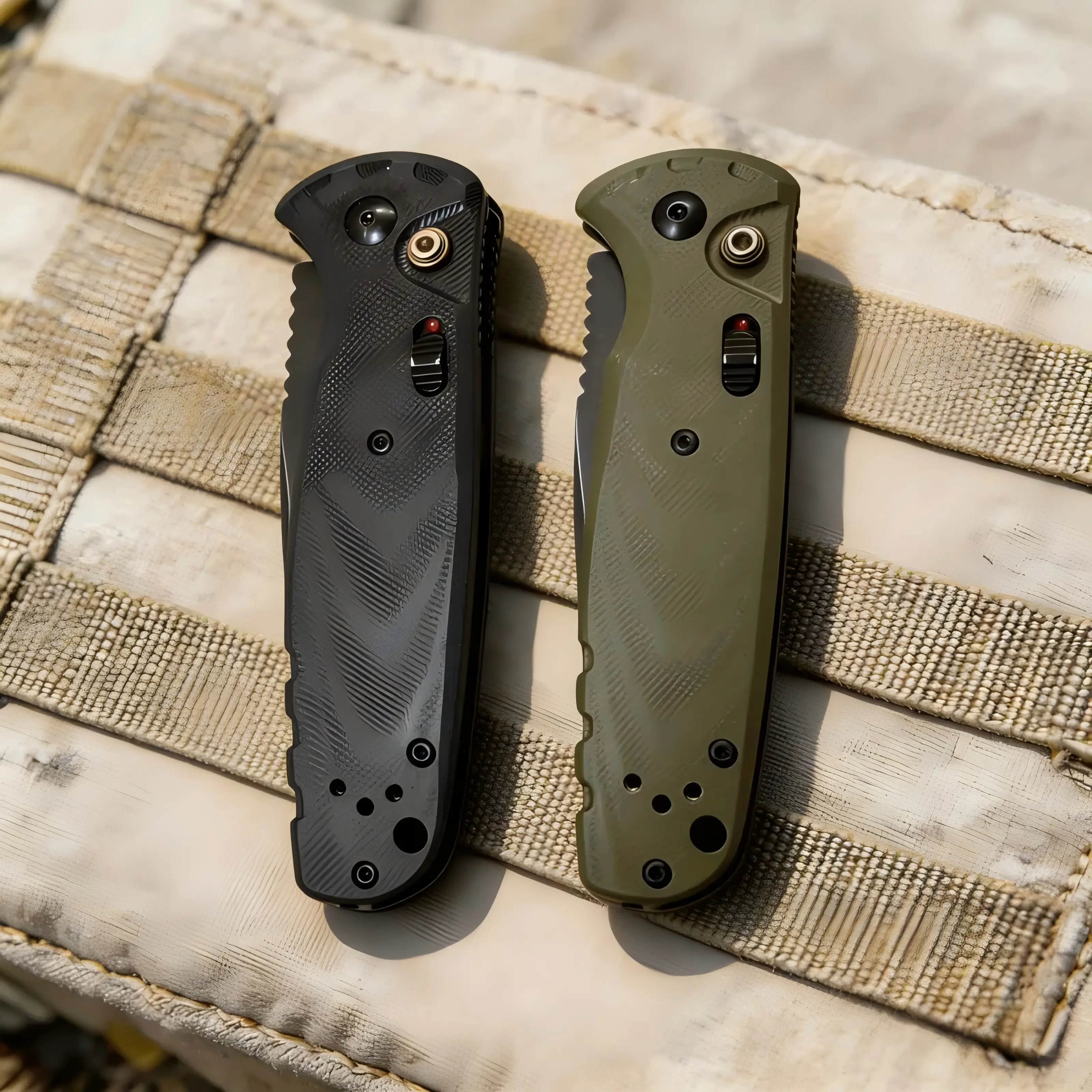 D2 Steel Folding Pocket Knife, EDC Knife with G10 Handle, One-Hand Open for Camping, Hiking, Fishing & Daily Use