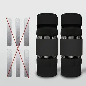 Empty Weight Bags for Ankles & Wrists - Add Your Own Steel Plates, Straps for Running, Fitness, Invisible Workout ，10-20lbs Home Training Equipment Home Gym Equipment
