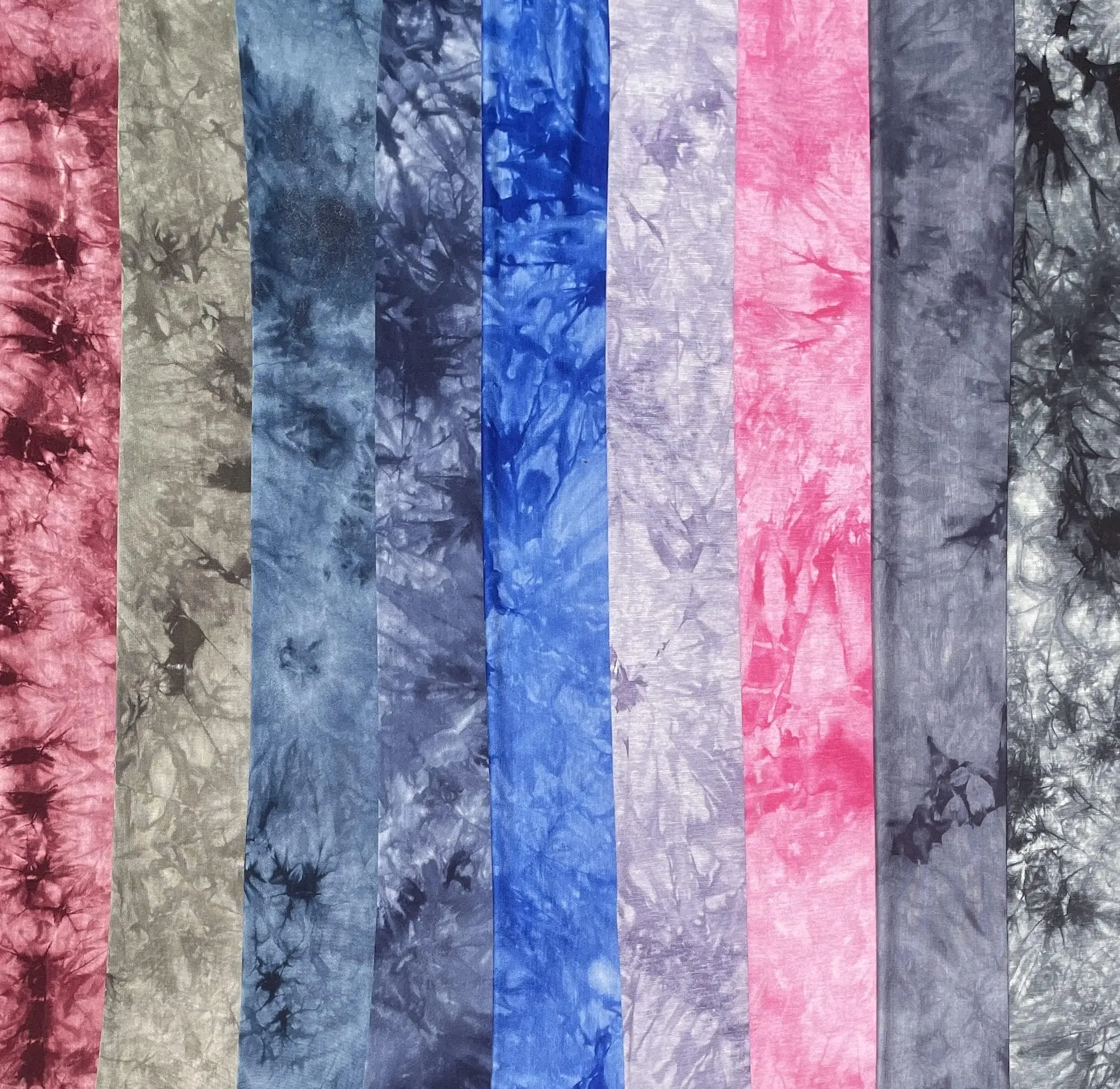 60” Bamboo 4-Way Stretch Spandex Tie Dye Tie Dyed Apparel Jersey Knit Fabric By the Yard