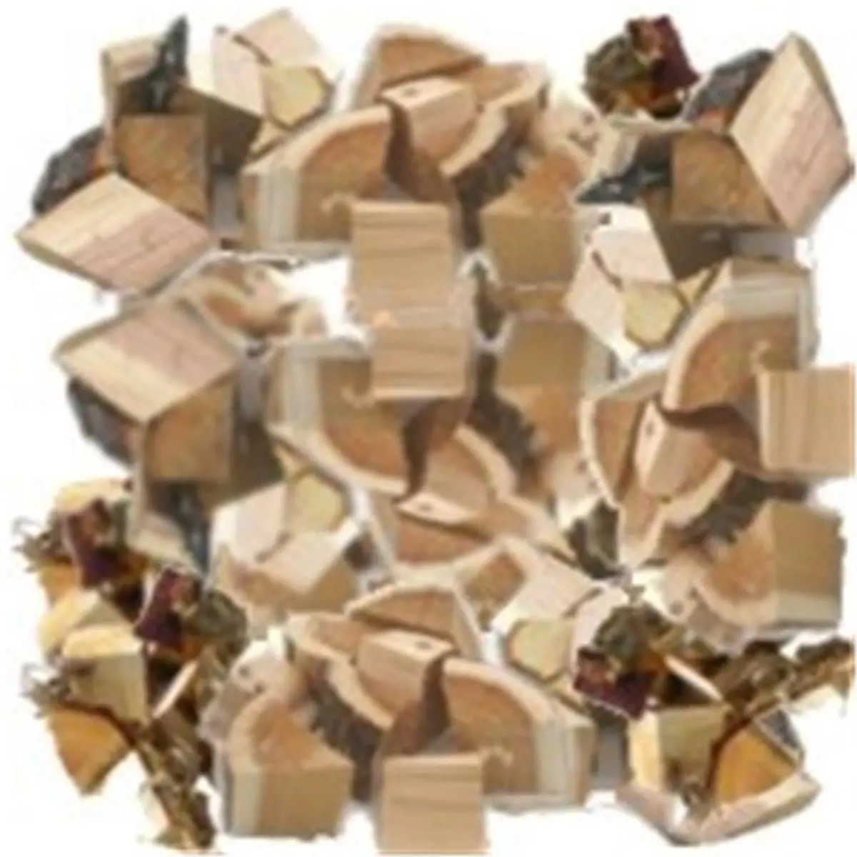 212 MAIN Premium Wood Chunks, 100% Natural Mountain Mesquite for Rich BBQ Smoke, Long-Lasting for Outdoor Grilling, 3 x 3 in, 5 lbs Bag, Outdoor Bbq