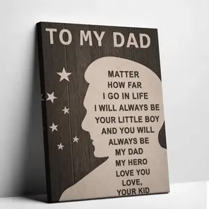 Dad Present Basket Vintage Wall Art with Love & Thanks – Father’s Day or Birthday Gift from Son or Daughter  Supplies,  Decor, Posters & Prints, Prints# dad husband #Gift For Dad #waterproof print