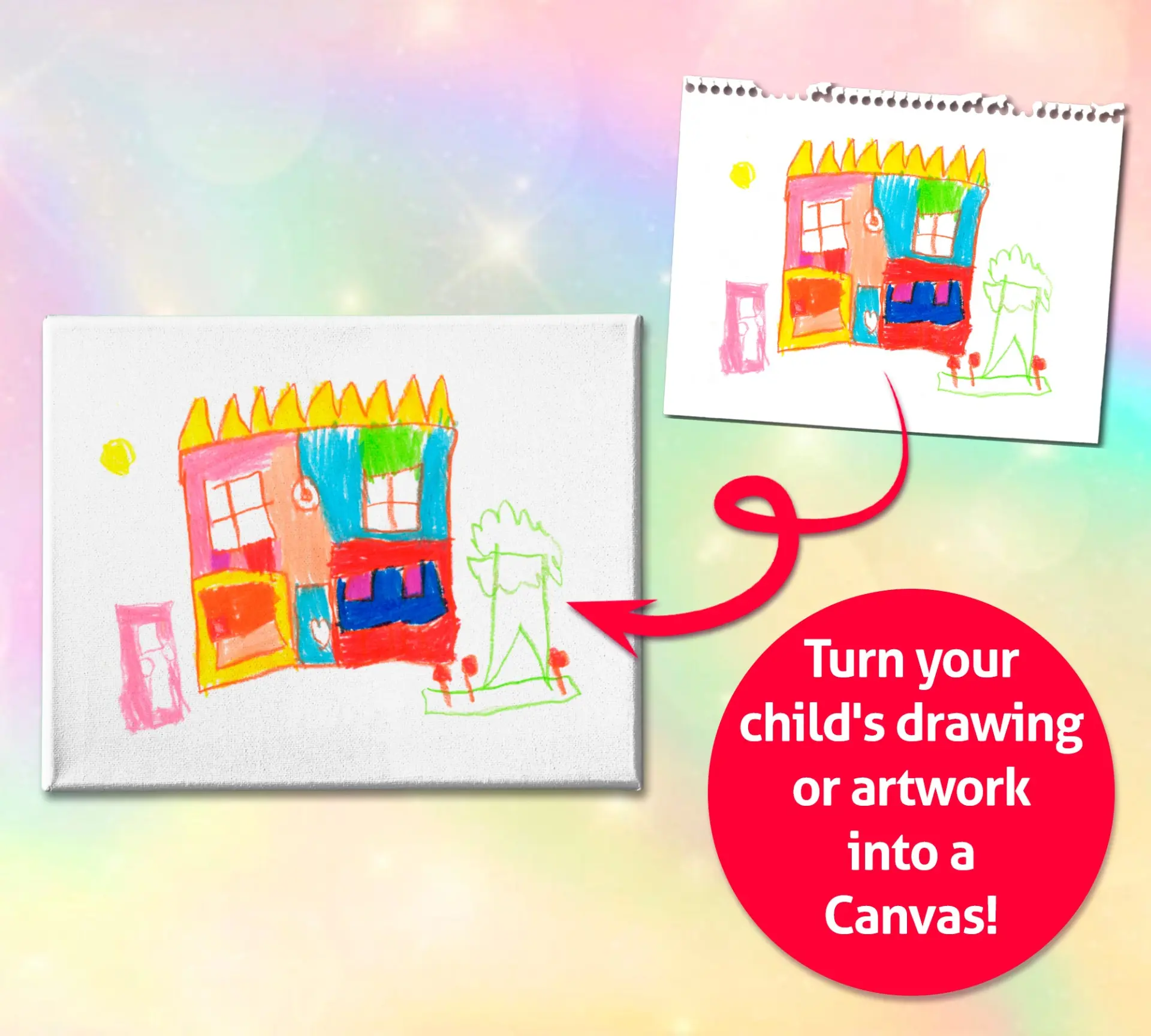 Customizable Children's Drawing Canvas - Custom Designs