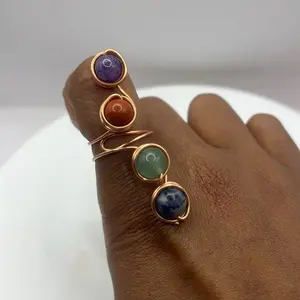Chakra adjustable ring
