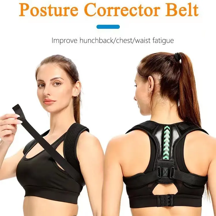 Corrective straps, back stretchers, orthostatic straps, pull straps,Posture Corrector for Women and Men – Adjustable Back Brace for Hunchback Correction, Upper Back Pain Relief, Shoulder Support for Desk Work and Daily Wear – Breathable & Lightweight