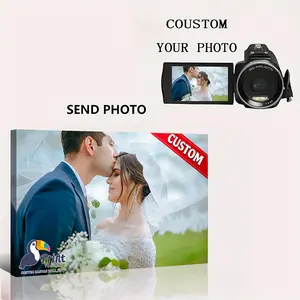 Printtoucan Custom Photo Canvas Painting Frame - Personalized Canvas Wall Art Transform Your Photos into Stunning Framed Wall Art, Digital Printed Photos on Canvas, Perfect for Home Decoration Gifts and Souvenirs