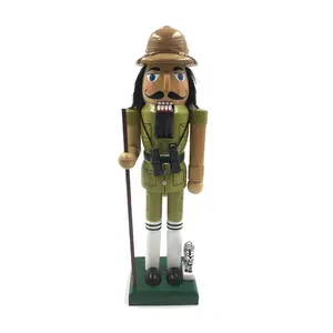 Santa's Workshop 13.5" Safari Nutcracker