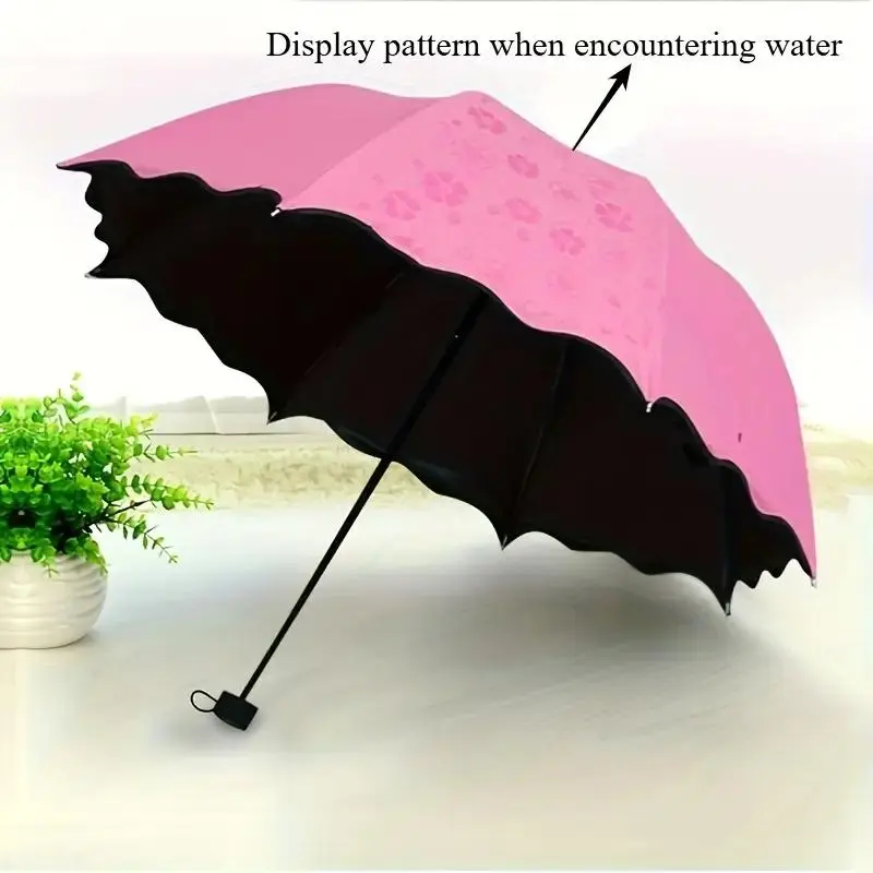 Portable Lightweight Foldable Umbrella, 1pc 8-rib Manual Umbrella, Waterproof Umbrella for Travel & Outdoor Activities, Windproof Umbrella, Outside Umbrellas, Home Supplies