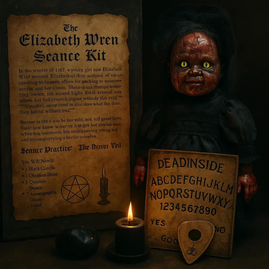 Creepy Doll Séance kit Elizabeth Wren Halloween
