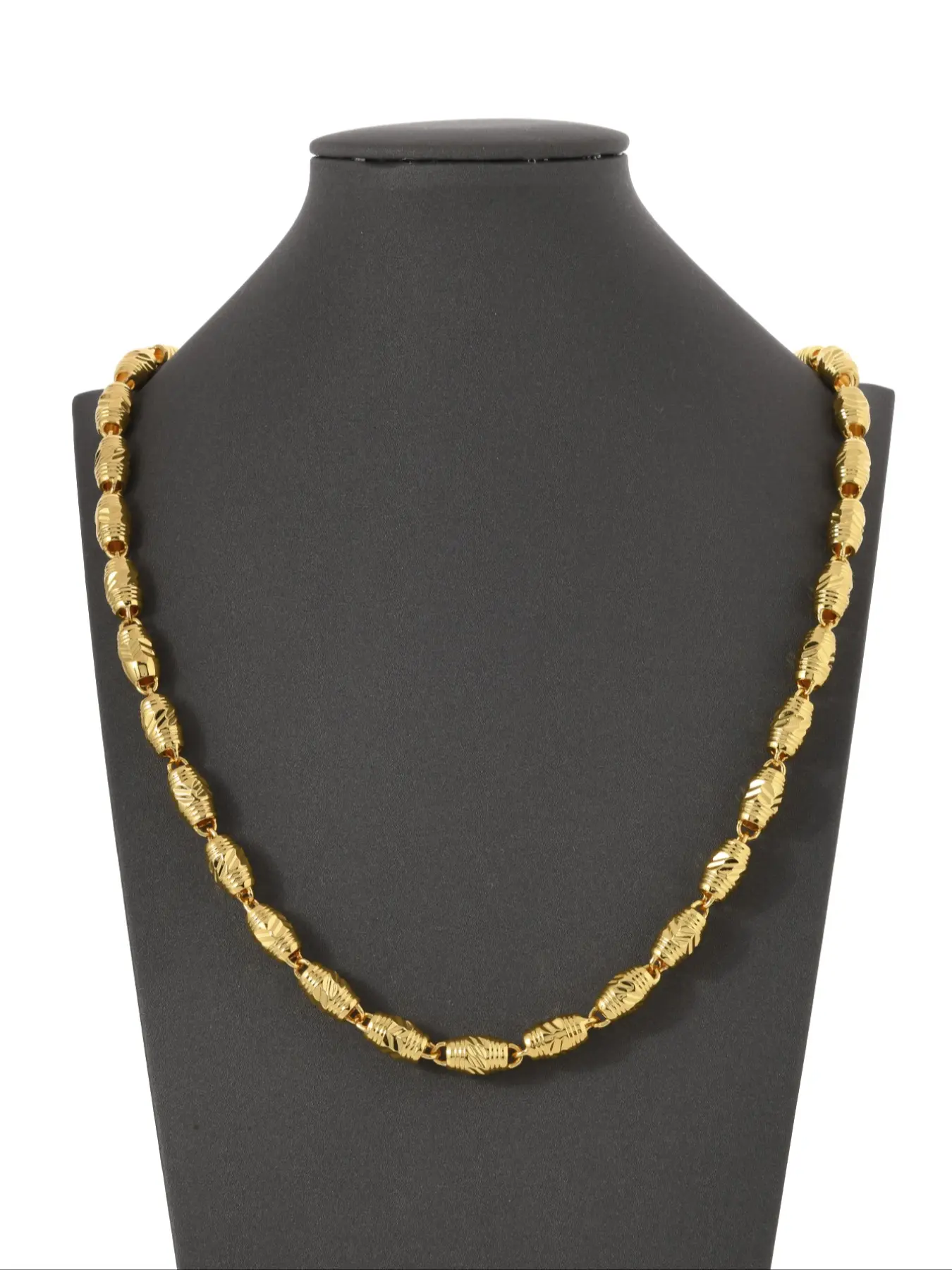 1 Elegant Multi Section Spliced Necklace, 24k Gold-plated Copper, Bollywood and Middle Eastern Style, Hypoallergenic, Perfect for Celebrations and Casual Wear, Modern Arabic Necklaces