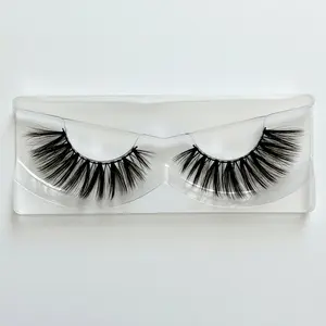 Dramatic Spiky Cat Eye False Eyelashes 25mm Strip Lashes Villain by Labo Glam