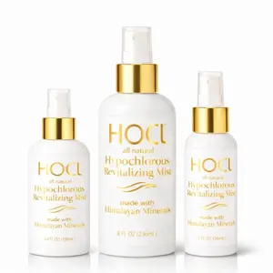 Think Smarter Products – HOCl All Natural Hypochlorous Revitalizing Mist [Made with Himalayan Minerals] Hydration Facial Mist — Gentle on Sensitive Skin — Barrier Support and Daily Refresh