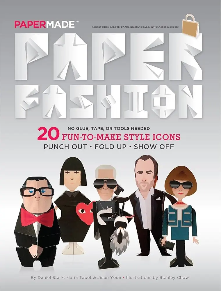 Unisex Papermade™ Pre-Cut No-Glue DIY Papercraft Fold-Up Kit - 20 Iconic 3D Figures, Craft Activity for Fashion Enthusiasts Ages 7 to 101 (Lifestyle & Hobbies)