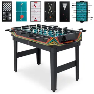 Best Choice Products 2x4ft 10-in-1 Combo Game Table Set w/ Hockey, Foosball, Pool, Shuffleboard, Ping Pong