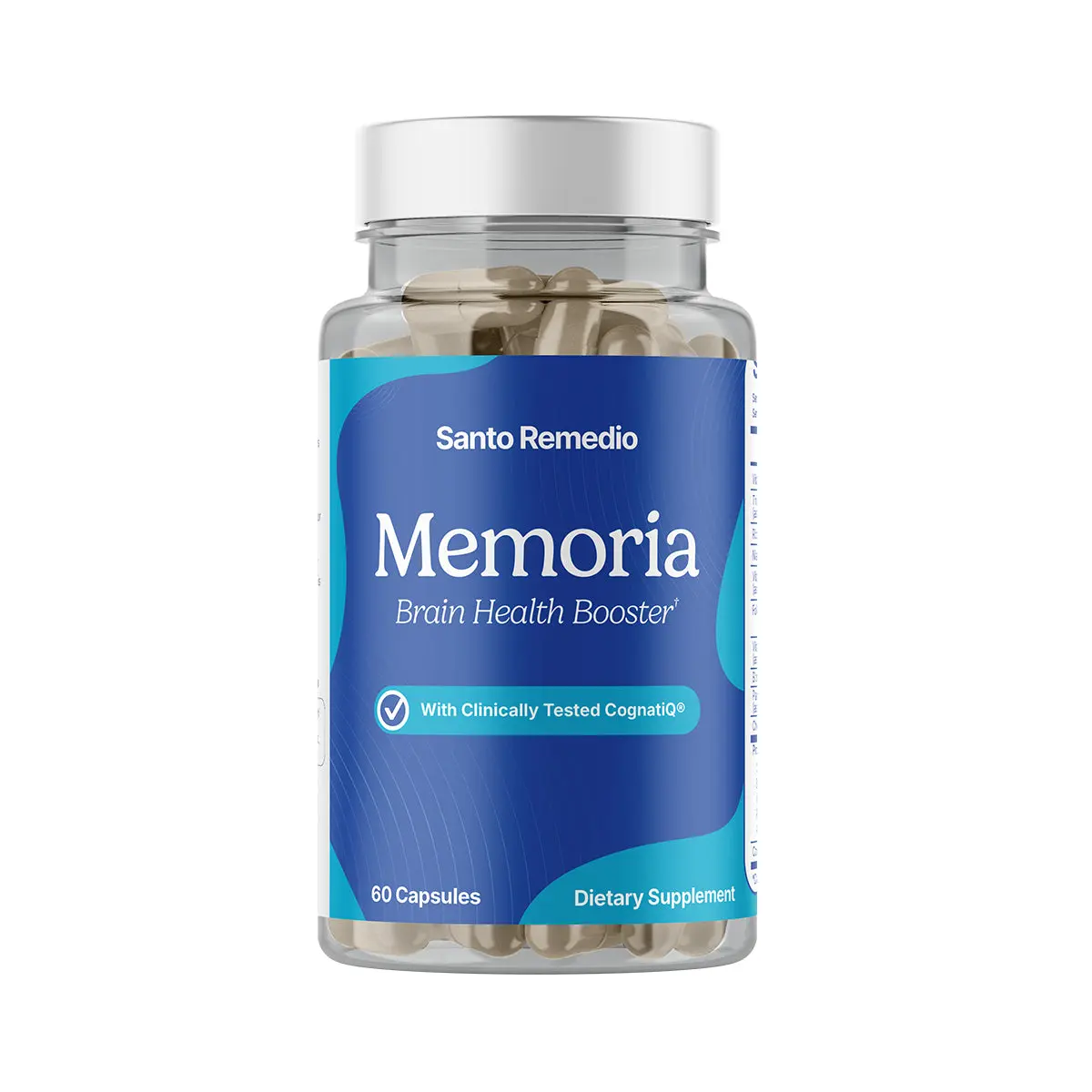 Santo Remedio Memoria, Brain Health Booster, Helps Strengthen Neural Connections, Helps Improve Attention, Memory, and Concentration, 30 Servings, Gluten Free, Non-GMO