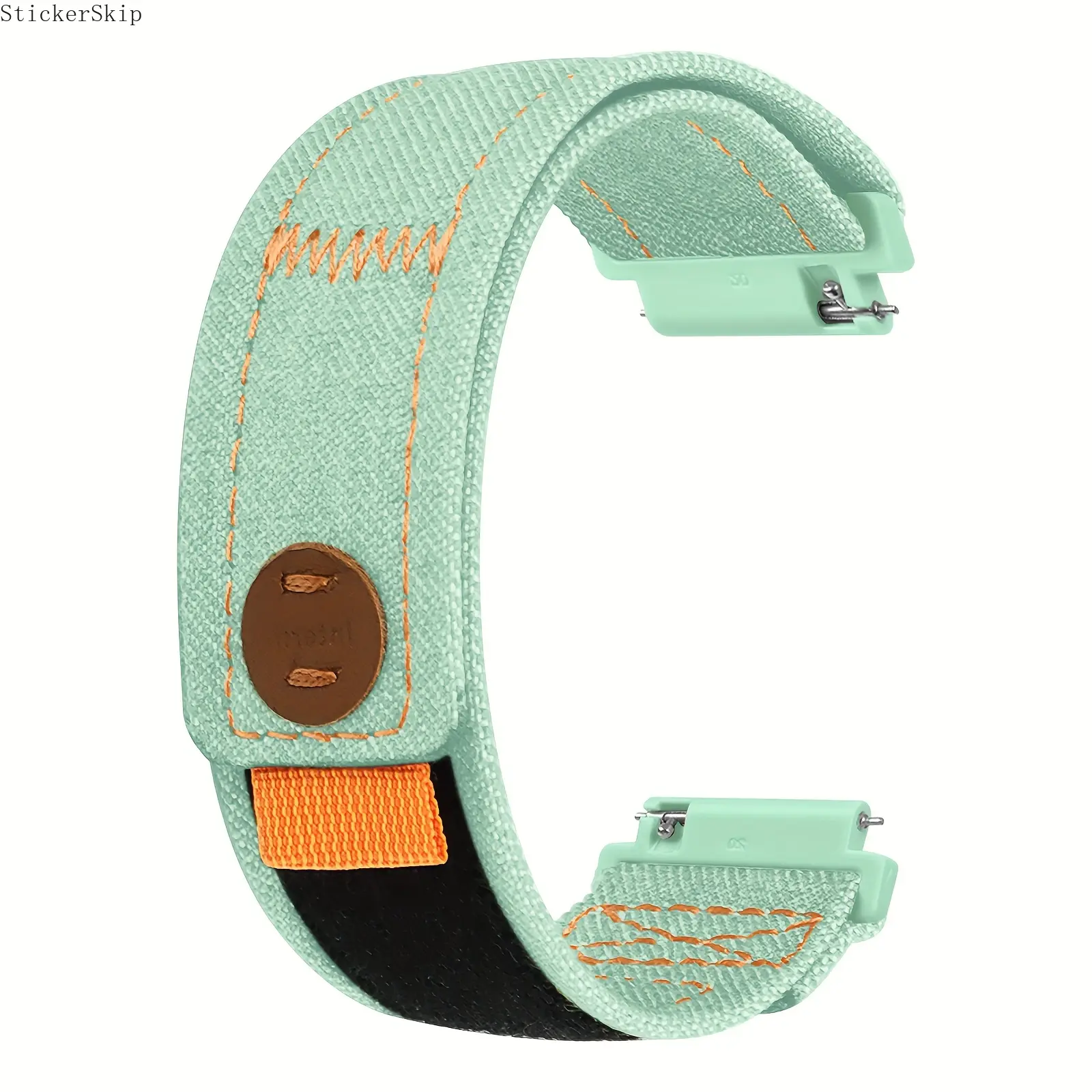 2026 New Denim Nylon Watch Band, 20mm 22mm Universal Replacement Strap, Durable Breathable Woven Wristband, Casual Retro Style Accessory for Daily Wear, Outdoor Sports and Business Casual Occasions