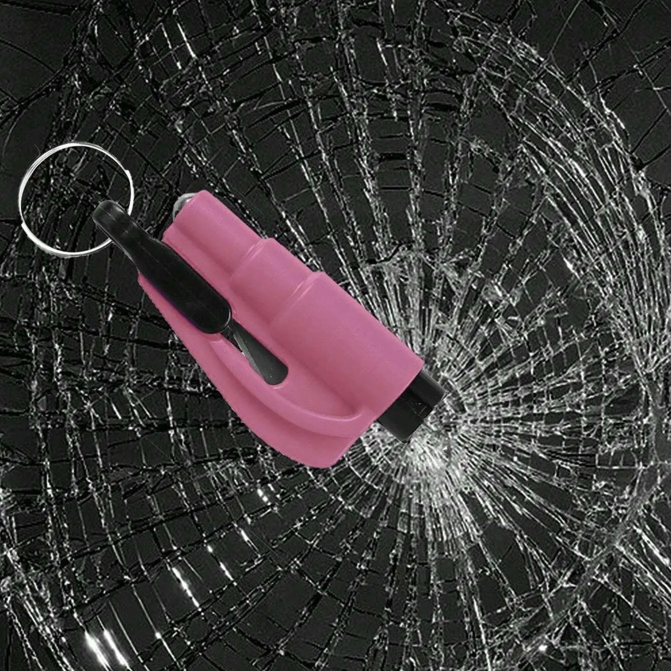 2 In 1 Mini Window Breaker, Car Key Life Hammer, Car Window Hammer Keychain, Portable Safety Hammer for Window Glass, Car Assembly & Disassembly Tools, Automotive Vehicle, Car Accessory