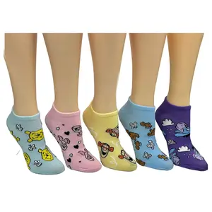 Winnie the Pooh & Friends No-Show Socks Set - 5Pair