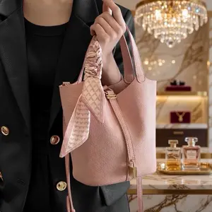 New Vegetable Basket Women's Bucket Bag Commuter Handbag Crossbody