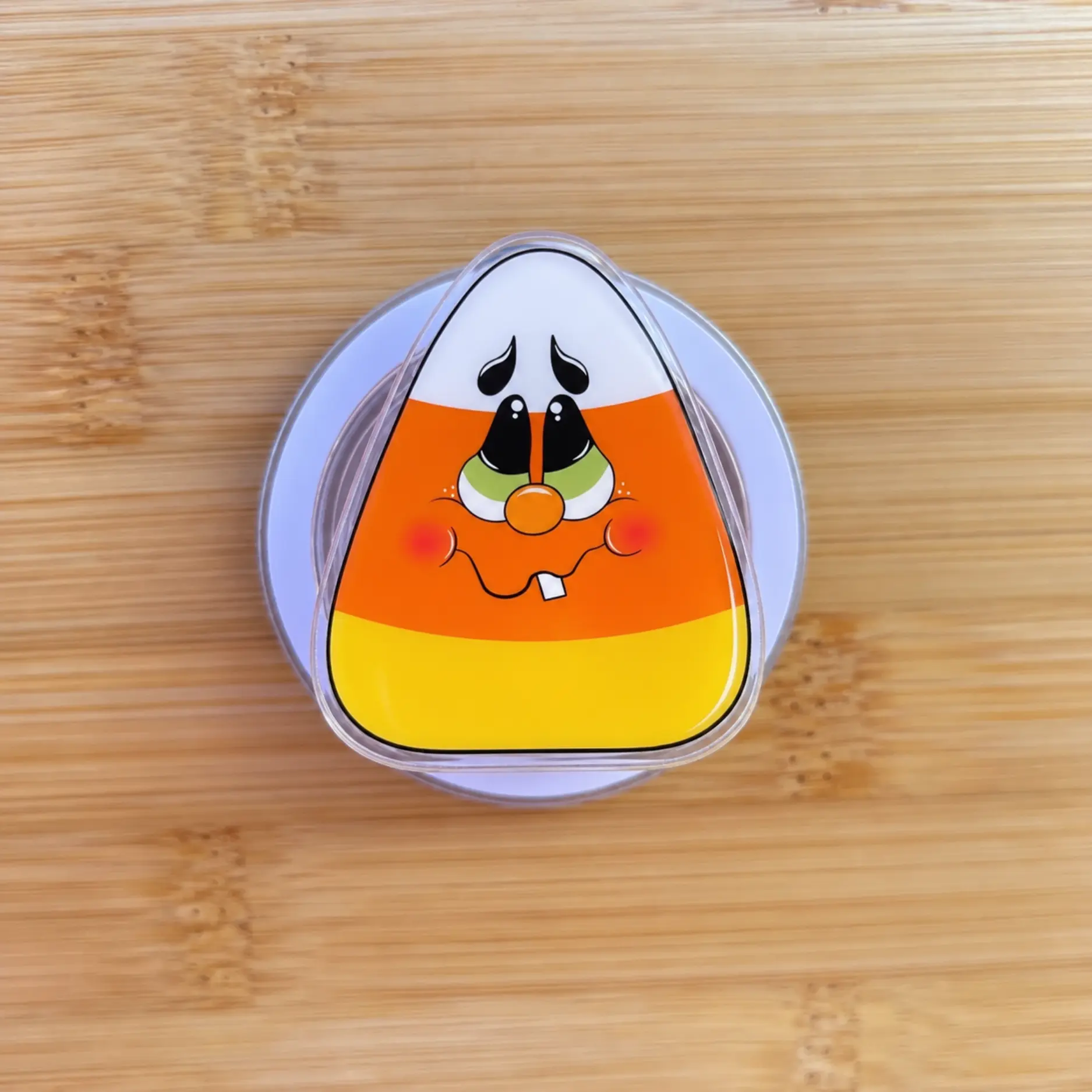 Candy Corn MagSafe Phone Grip, Cute Halloween Candy Magnetic PopSocket, Kawaii Candy Corn Phone Grip, Spooky Season Phone Accessory, Halloween Gift Idea