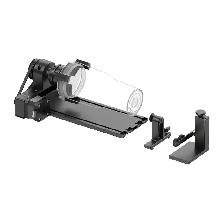 xTool RA2 Pro Y-Axis Rotary Roller Accessory Kit - Laser Engraver Part with Roller Mode for xTool S1,F1,F1 Ultra,P2,M1 Ultra,F2 & Most Models (Requires Riser), Accessory Kit Included, Enables Engraving on Cylinders, Expands Processing Scenarios