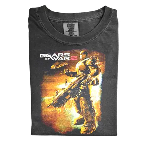 The Vintage 2008 Gears Of War 2 Comfort Colors Shirt, Game Streetwear Shirt, Y2K Vintage Shirt, Size S-3XL, Crew Neck Shirt, Gift For Men, Gift For Women, Trending Shirt